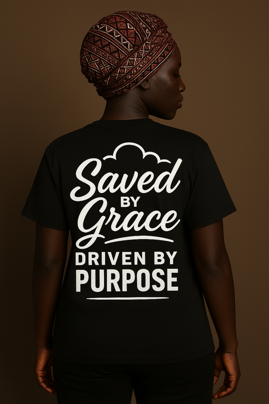 Saved by Grace – Drop Shoulder Streetwear T-Shirt